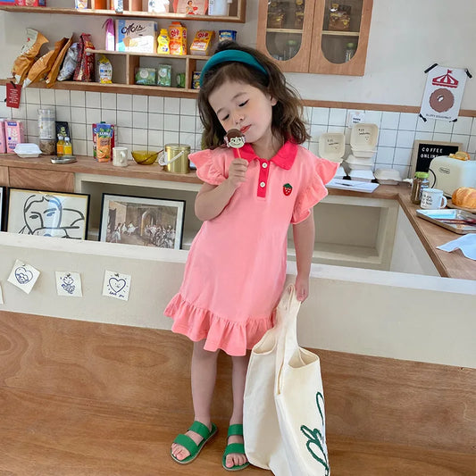 Leichtes sommerkleid für kinder