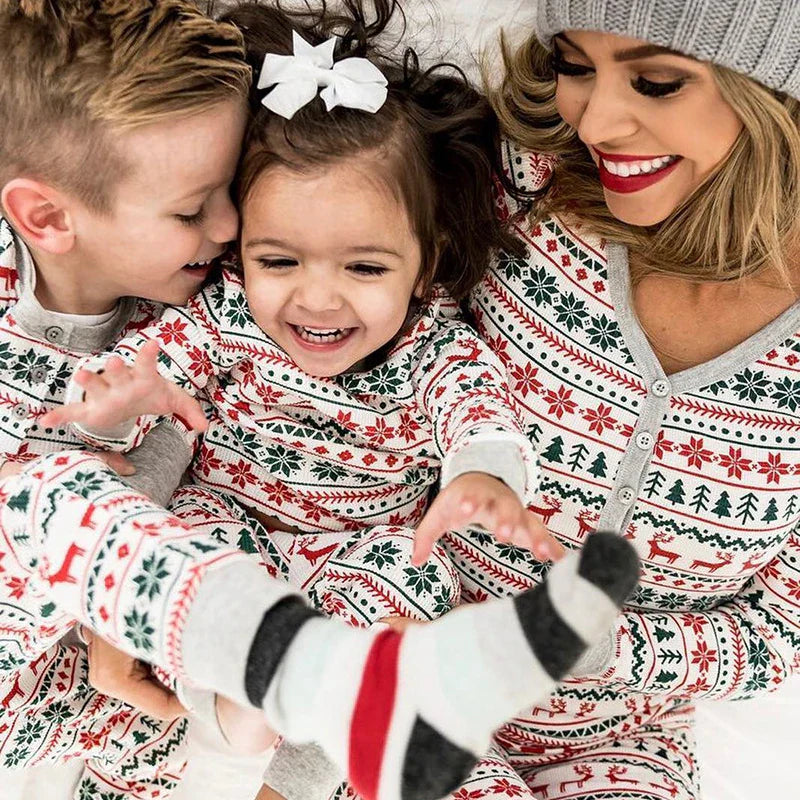 Mini fashion - für die ganze familie - Weihnachtspyjamas