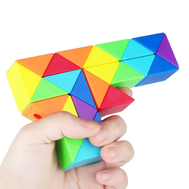 Rainbow twister - falten und spielen - schlangenwürfel