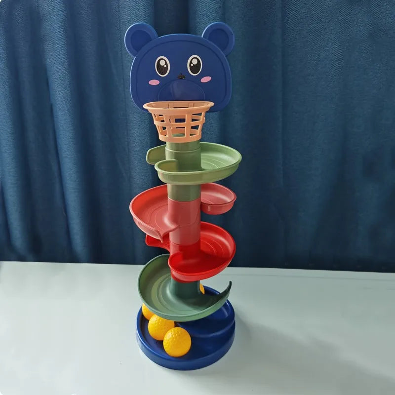 Bambinoboost rutsch- und stapelspielset - spielzeugrutsche