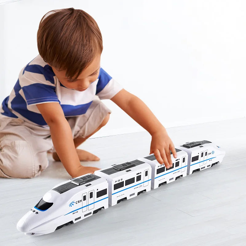 Toy speedtrain - superschneller spaß - selbstfahrender spielzeugzug