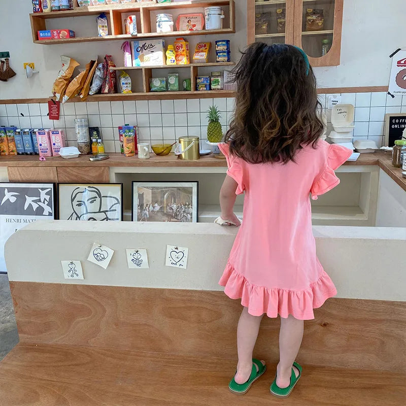 Leichtes sommerkleid für kinder