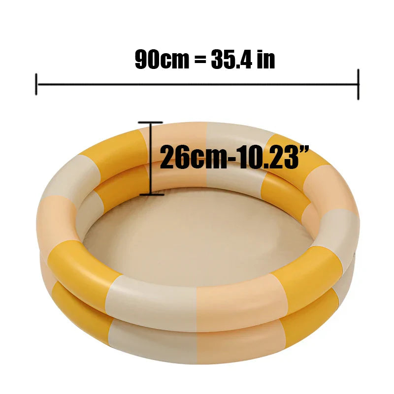 Baby Pool set - sommerlicher planschspaß - aufblasbarer Pool