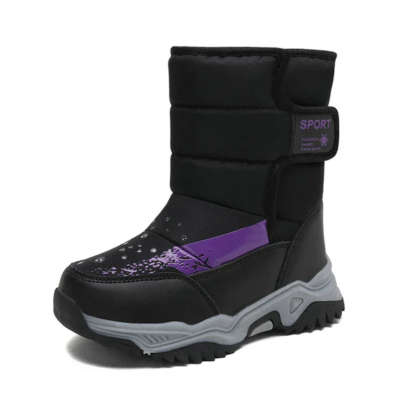 Gemütliche wasserdichte winterstiefel für kinder
