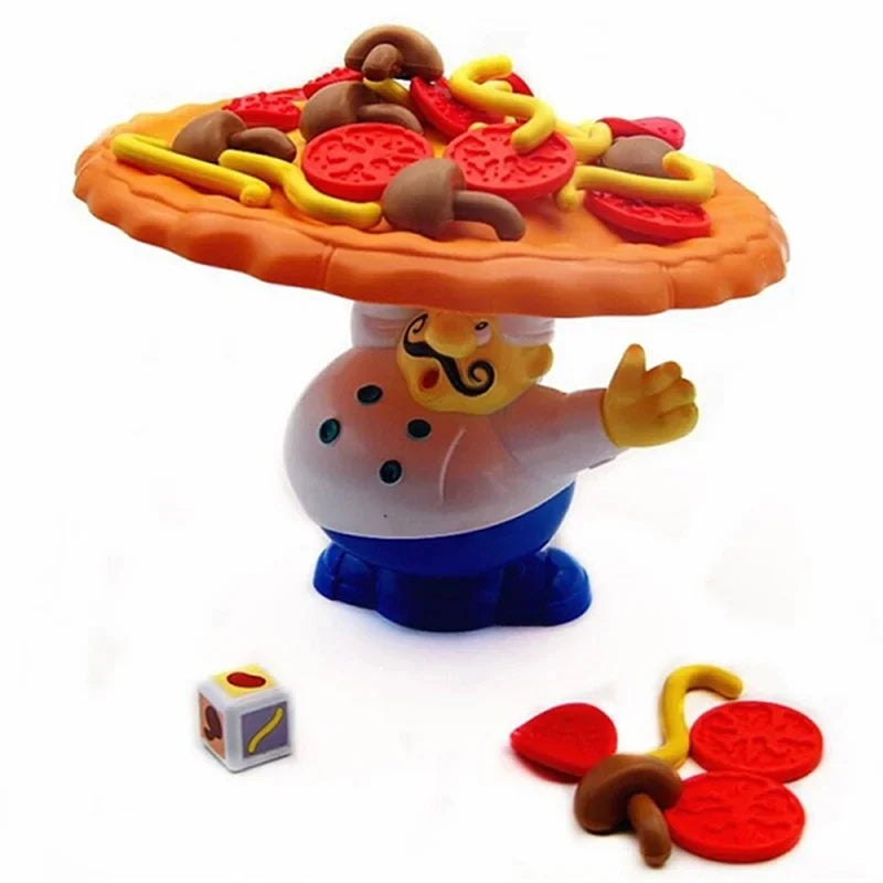 Balancing pizza game - gleichgewicht halten - pizza brettspiel