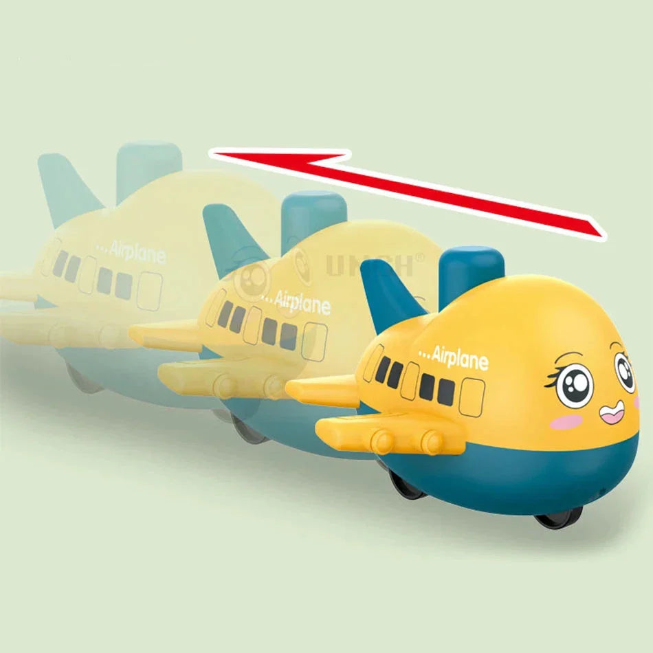 Cartoon plane toy - drücken & spielen - spielzeug flugzeug