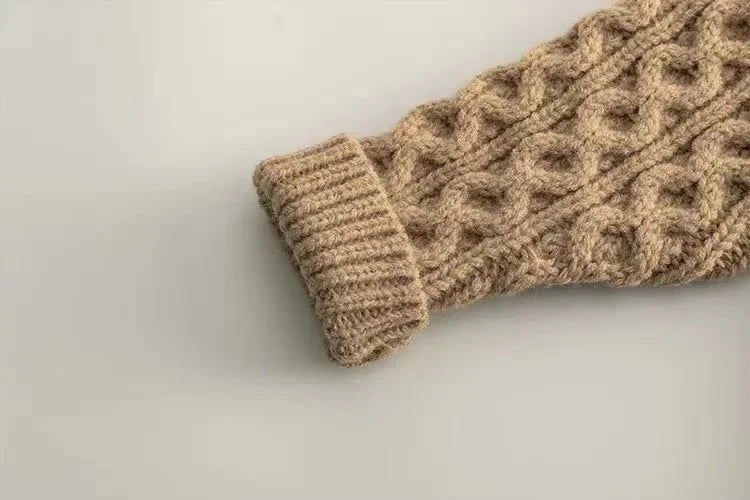 Gemütlicher strickpullover für kinder