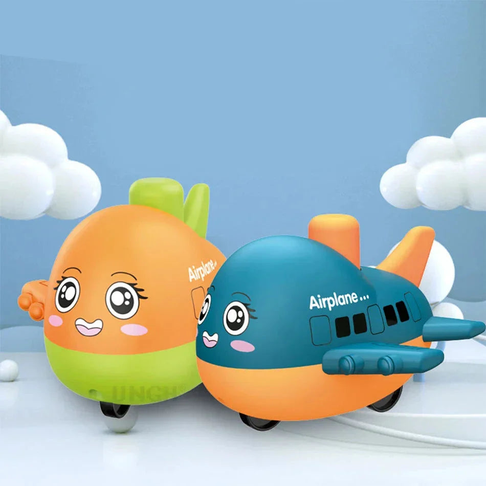 Cartoon plane toy - drücken & spielen - spielzeug flugzeug