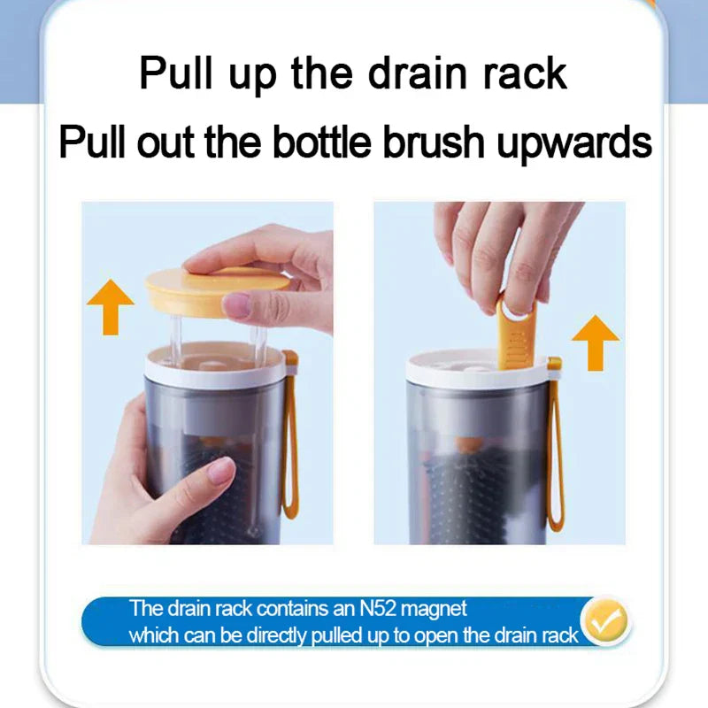 Bottle Cleaning Kit - praktisch für unterwegs - babyflaschenbürste und -reiniger