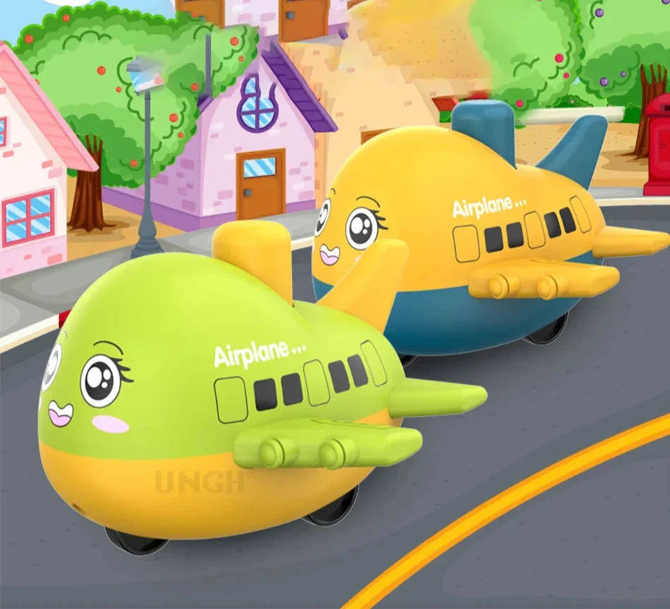 Cartoon plane toy - drücken & spielen - spielzeug flugzeug