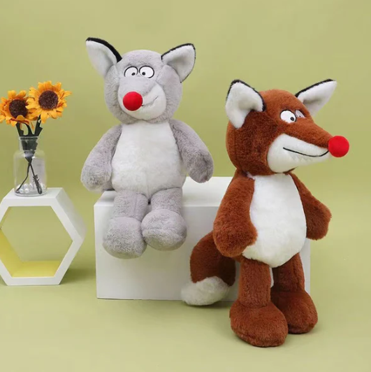 Freddy niedlicher plüschwolf