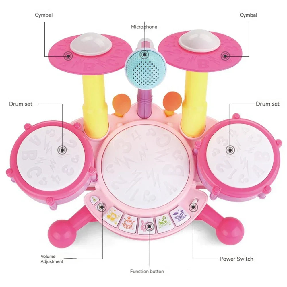 Mini musiker schlagzeug set