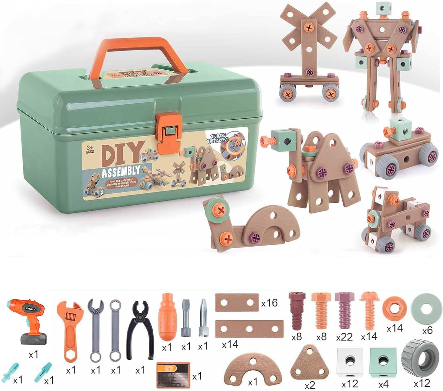 Baukasten-spielset für kleine Handwerker