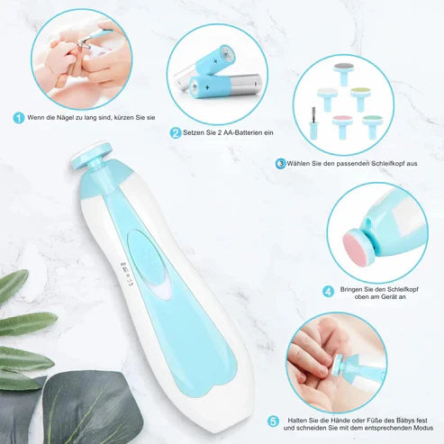 SoftTrim – sanfte elektrische nagelfeile für babys