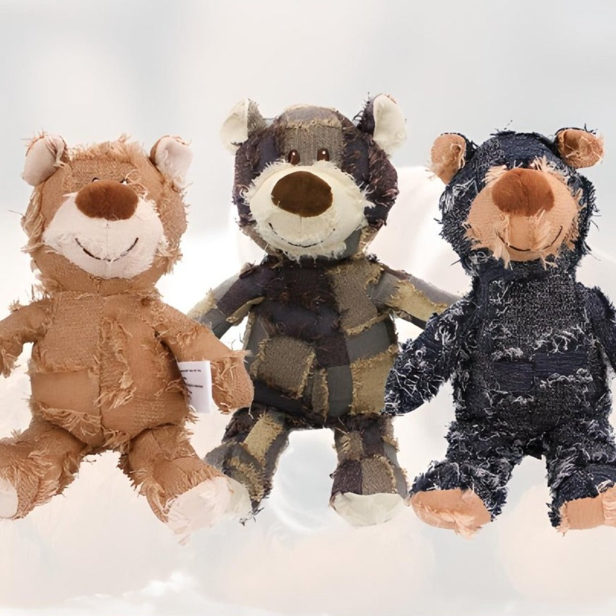 Dunkelblauer Kuschelbär Spielzeug