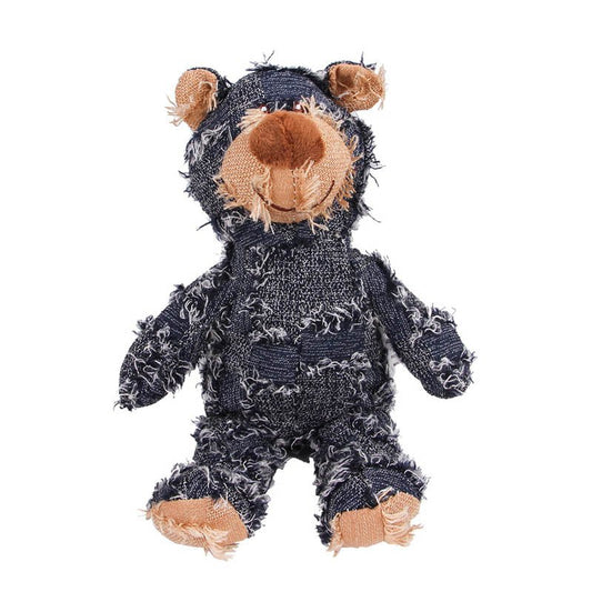 Dunkelblauer Kuschelbär Spielzeug