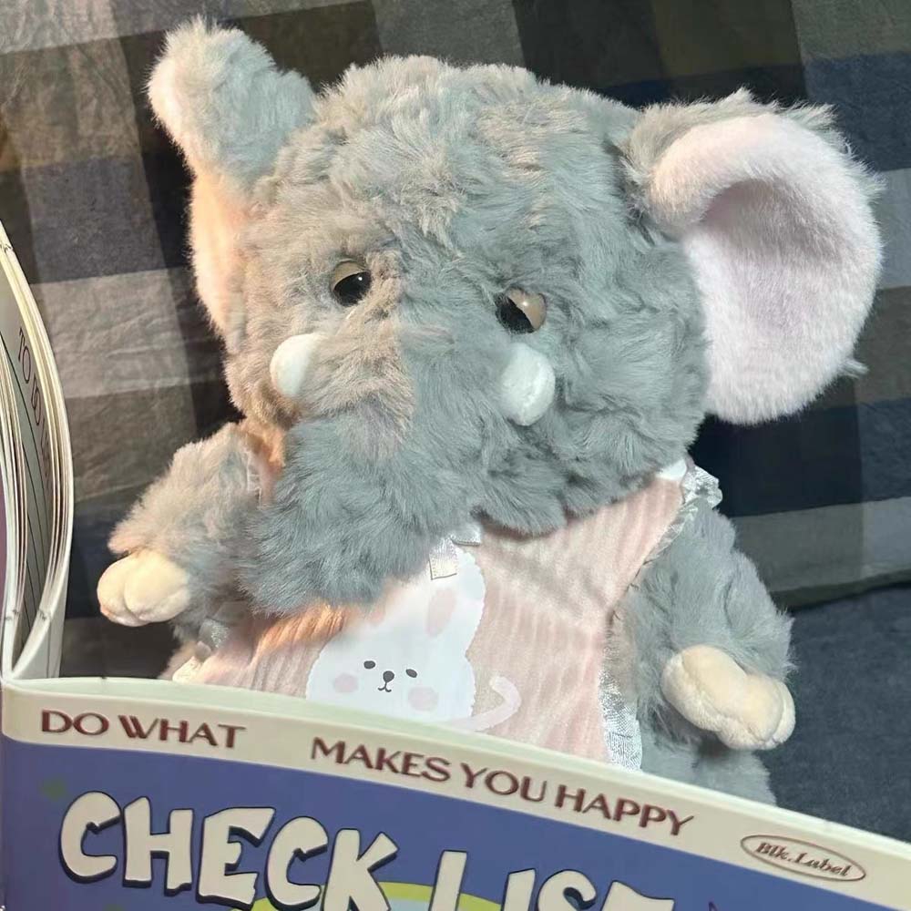 Eli - Kuscheliger Grauer Elefant