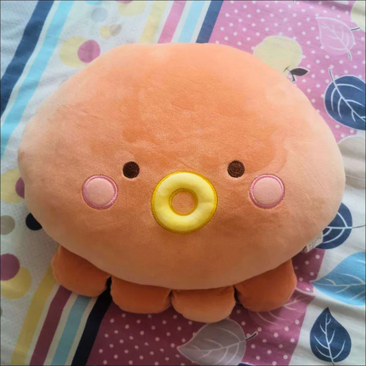 Niedlicher Orangener Oktopus