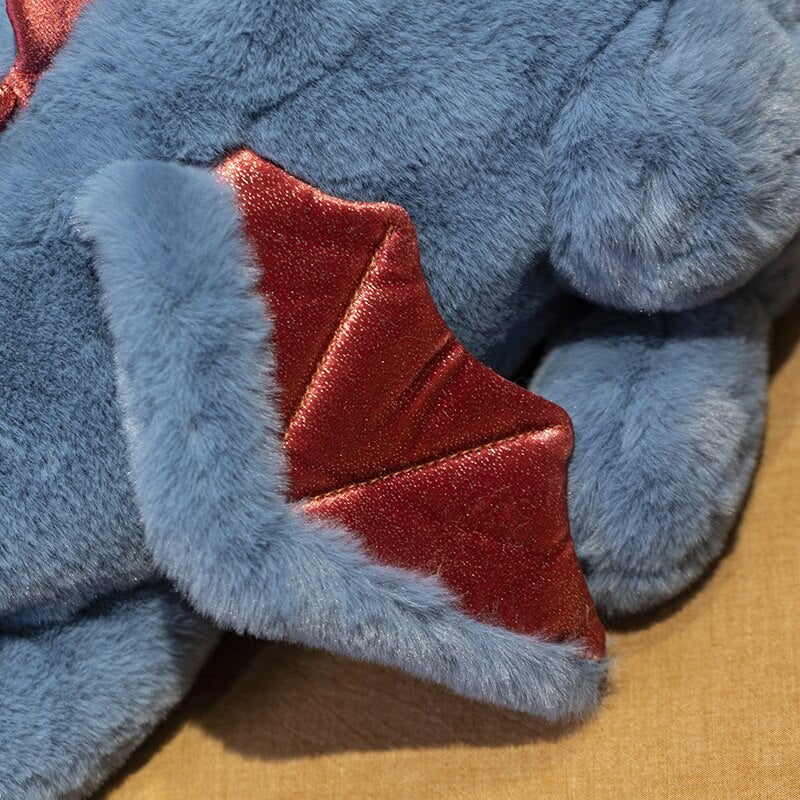 Riesige Flauschige Drachen Plüsch Kollektion – Weiß