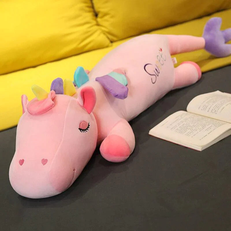 Mega-Kawaii Einhorn-Kuschelkissen