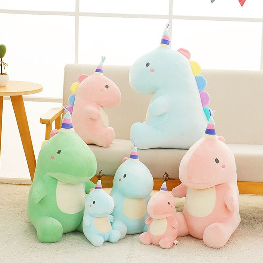 Dino Party – Blaue Dinosaurier Plüschtiere