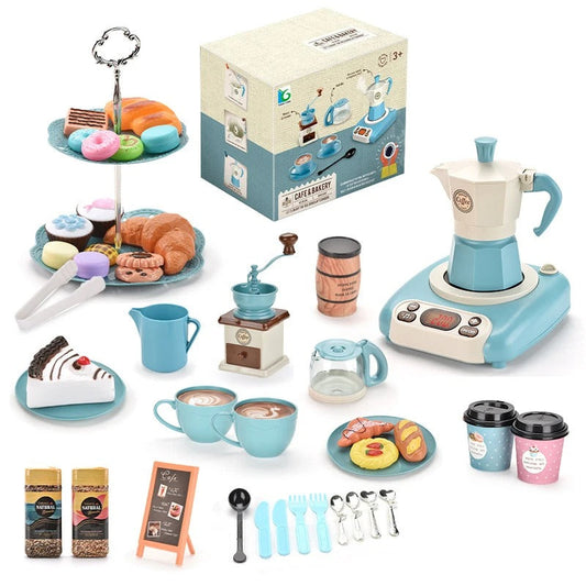 Cafe set - angehende barista & bäcker - cafe & bäckerei spielzeugset