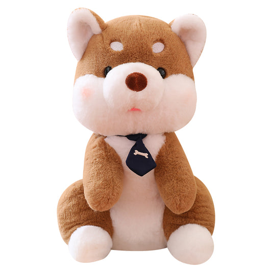 Corgi Stofftier mit Krawatte