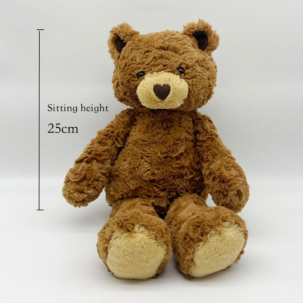 Teddybär mit Rose in der Hand