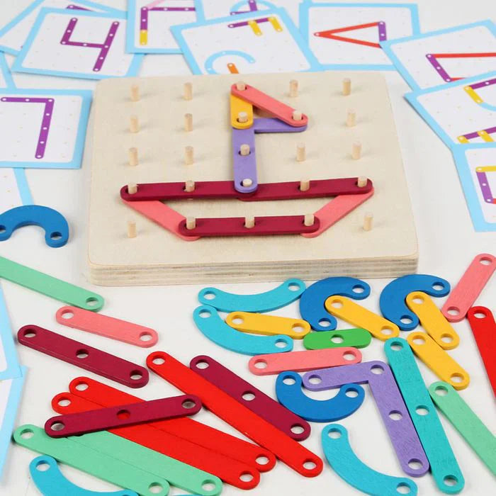 Woods - förderung der kreativität - puzzle für die pinnwand
