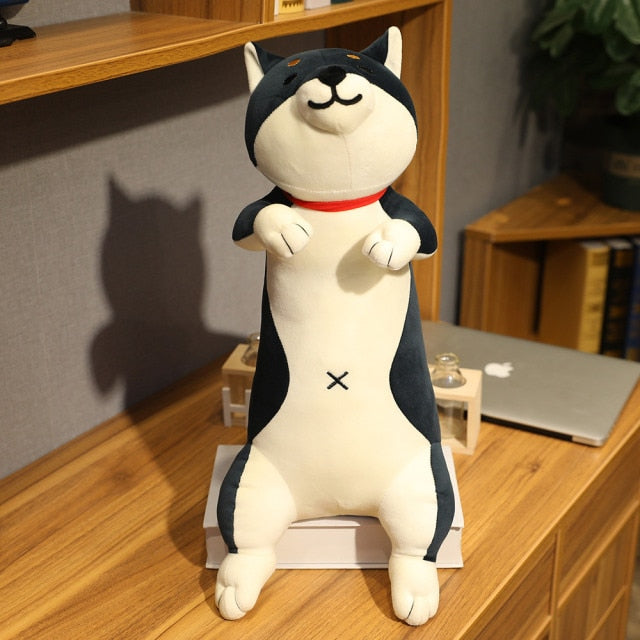 Jetzt 60-120cm Niedliche Shiba Inu Hunde und Katzen Stofftiere bei Kuscheltiere.store kaufen