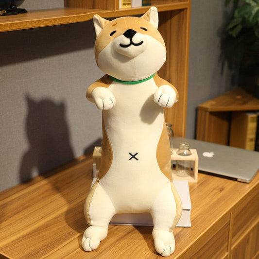 Jetzt 60-120cm Niedliche Shiba Inu Hunde und Katzen Stofftiere bei Kuscheltiere.store kaufen