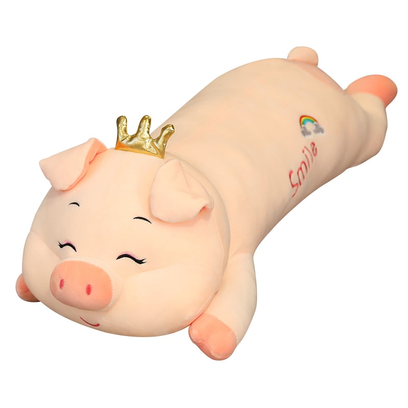 Jetzt Lustiges XXL Schwein Ferkel Plüsch Stofftier (bis zu 105cm) bei Kuscheltiere.store kaufen