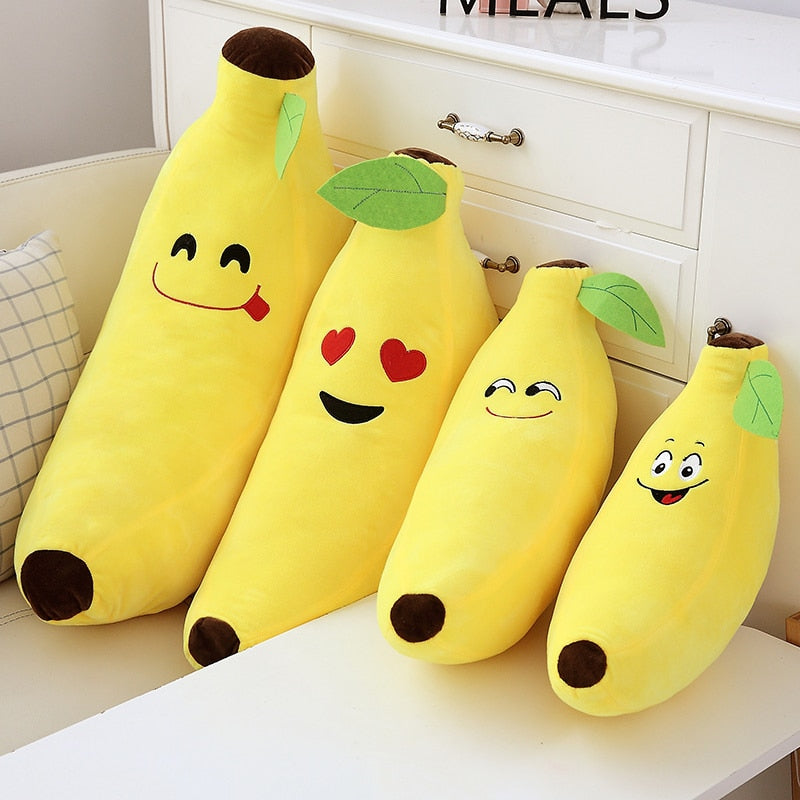 Jetzt Lustige Bananen Stofftiere Lachende Plüsch Bananen bei Kuscheltiere.store kaufen