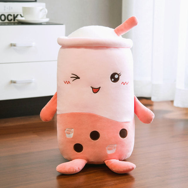 Jetzt Matcha Bubble Tee Plüschfiguren als Tassen (ca. 25cm bis 50cm) bei Kuscheltiere.store kaufen
