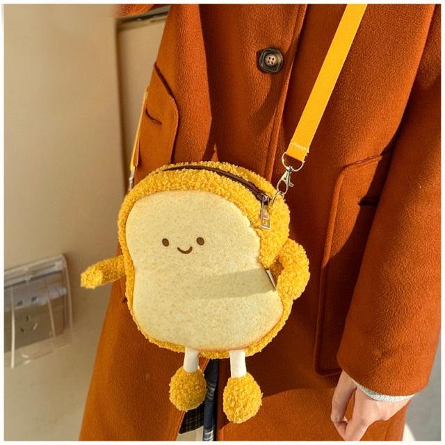 Toastbrot Umhängetasche - Kawaii Style