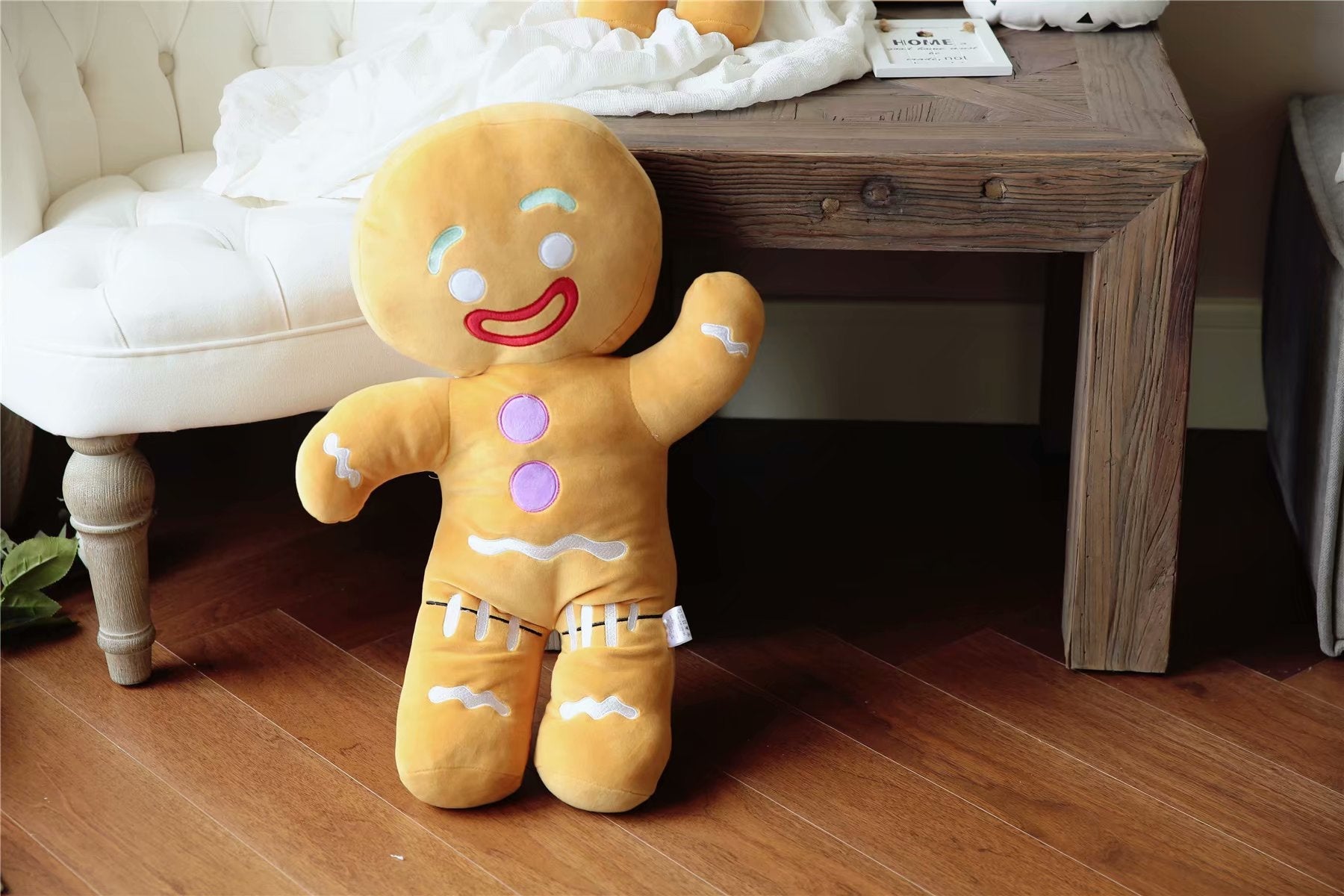 Jetzt Lebkuchenmann als tolles Stofftier in verschiedenen Größen bei Kuscheltiere.store kaufen