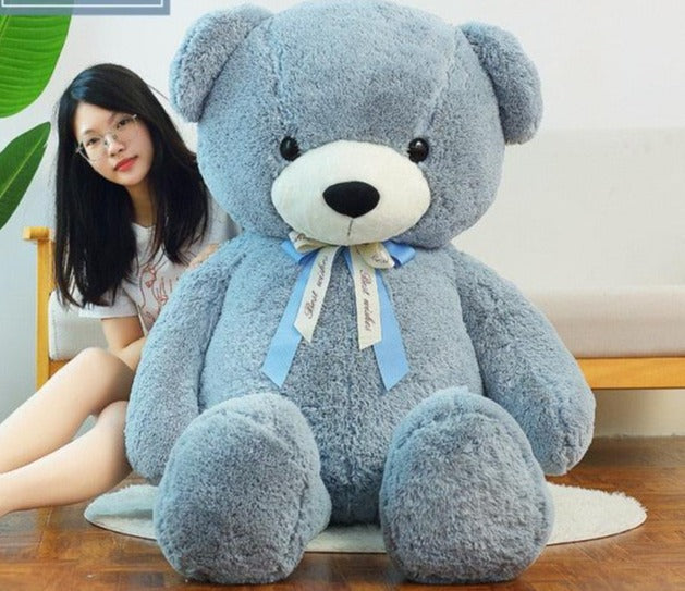 Giant American Bear Plush Toy 100cm Black Teddy bears - Plushie Depot