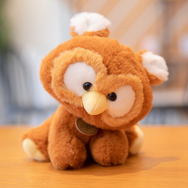Jetzt Lustige Stofftiere in Cartoon Optik: Tiger, Elefant, Eule, Hippo, Bär, Frosch, Schweinchen, Husky, Leopard zur Wahl bei Kuscheltiere.store kaufen