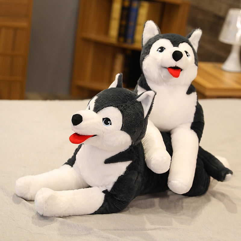 Jetzt Lebensgroßer Husky Welpe Stofftier (ca. 70cm) bei Kuscheltiere.store kaufen