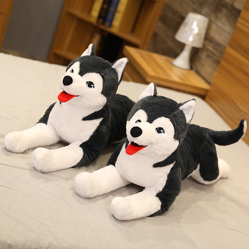Jetzt Lebensgroßer Husky Welpe Stofftier (ca. 70cm) bei Kuscheltiere.store kaufen