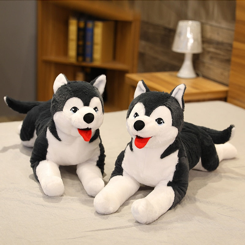 Jetzt Lebensgroßer Husky Welpe Stofftier (ca. 70cm) bei Kuscheltiere.store kaufen