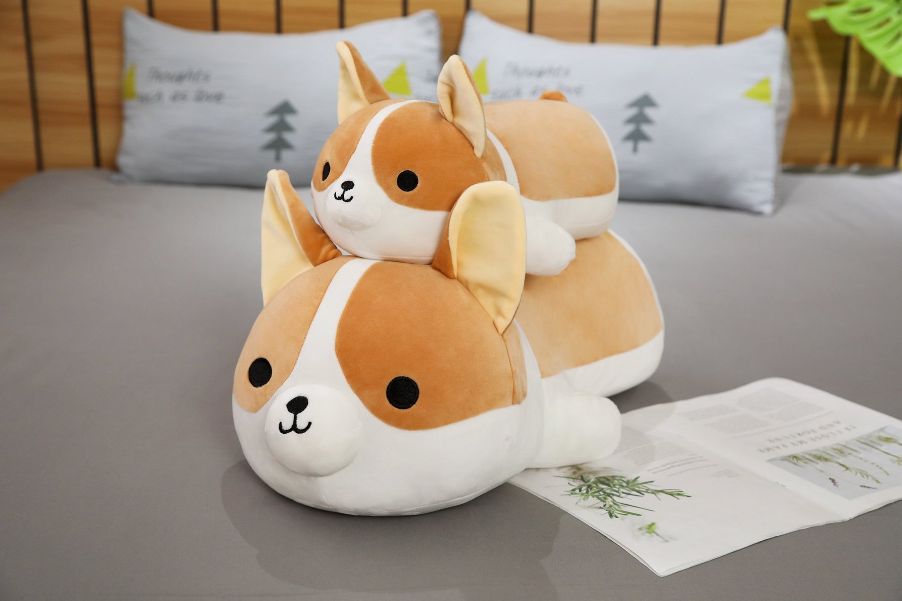 Jetzt Corgi Stofftier im Extragroßen XXL Format (40 bis 85cm) bei Kuscheltiere.store kaufen