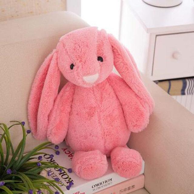 9.5" Kawaii Mini Big-ear soft stuffed Rabbits Plushie Fluffy Toys Purple - Plushie Depot