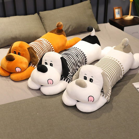 Jetzt Liegender Cartoon Hund Plüschtier XXL 1 Meter bei Kuscheltiere.store kaufen