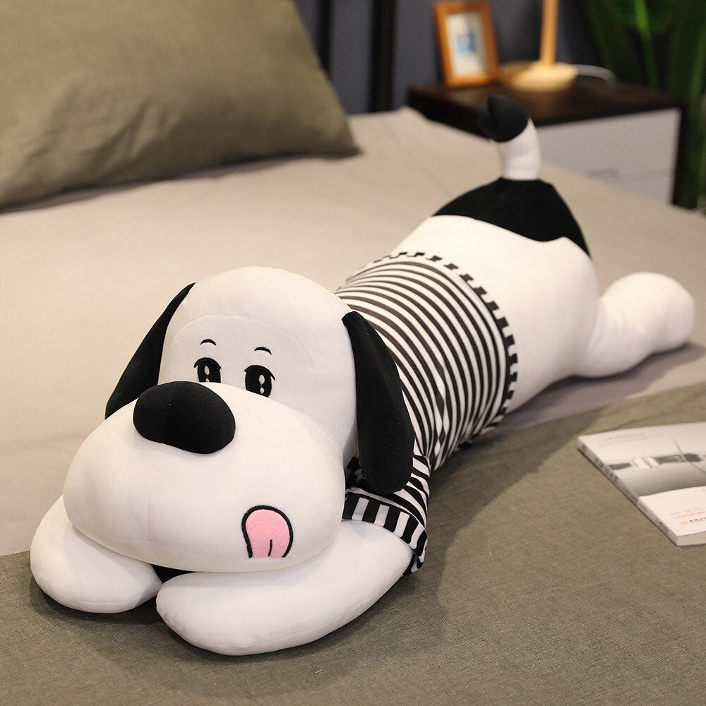 Jetzt Liegender Cartoon Hund Plüschtier XXL 1 Meter bei Kuscheltiere.store kaufen