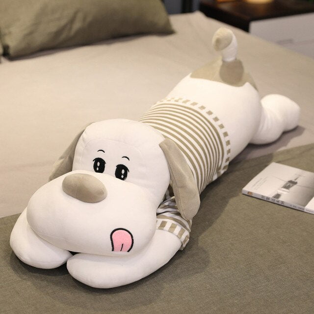 Jetzt Liegender Cartoon Hund Plüschtier XXL 1 Meter bei Kuscheltiere.store kaufen