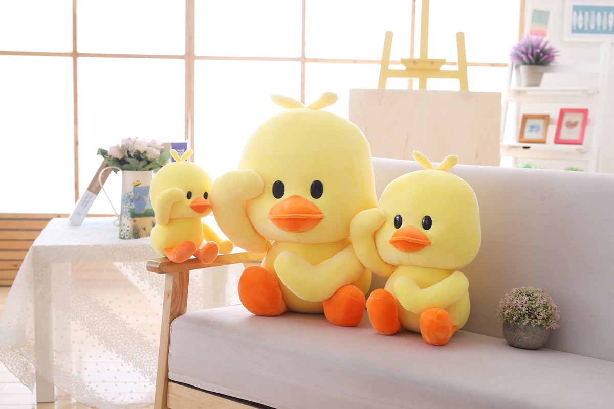 Jetzt Liebliches Entchen aus flauschigen Plüsch Stofftier bei Kuscheltiere.store kaufen