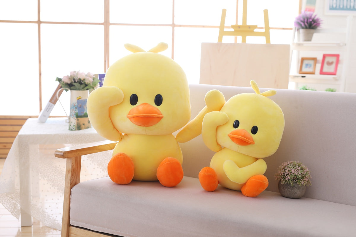 Jetzt Liebliches Entchen aus flauschigen Plüsch Stofftier bei Kuscheltiere.store kaufen