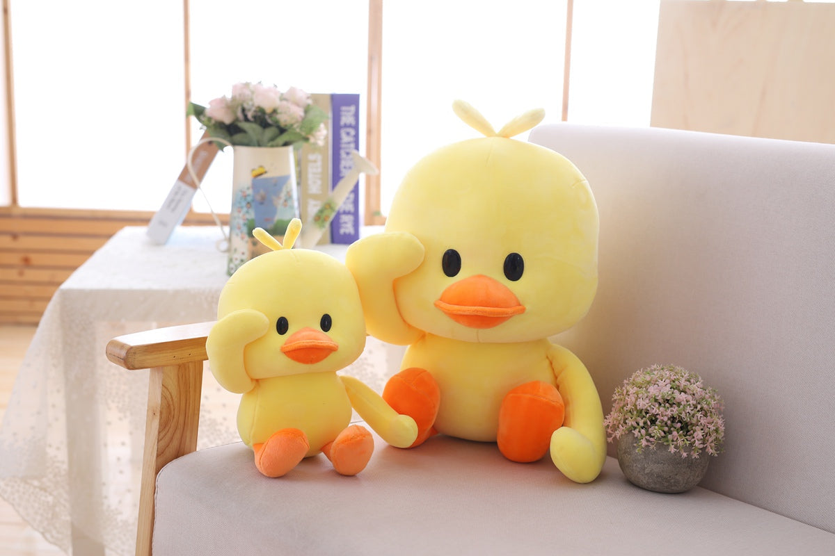 Jetzt Liebliches Entchen aus flauschigen Plüsch Stofftier bei Kuscheltiere.store kaufen