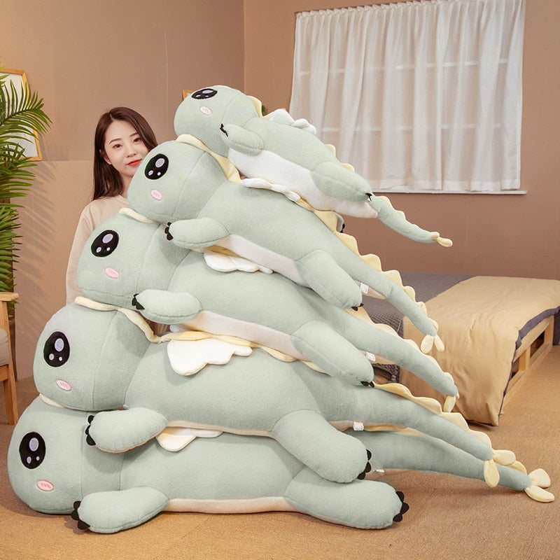 Jetzt Langer XXL Plüsch Dinosaurier zum kuscheln bei Kuscheltiere.store kaufen